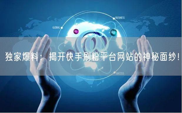 独家爆料:揭开快手刷粉平台网站的神秘面纱!