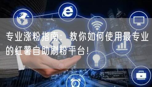专业涨粉指南:教你如何使用最专业的红薯自助刷粉平台!